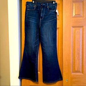 American eagle hi-waist flare jeans